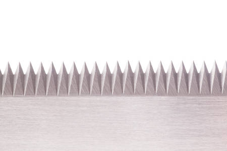 Tooth edged razor sharp stainless steel machine blade